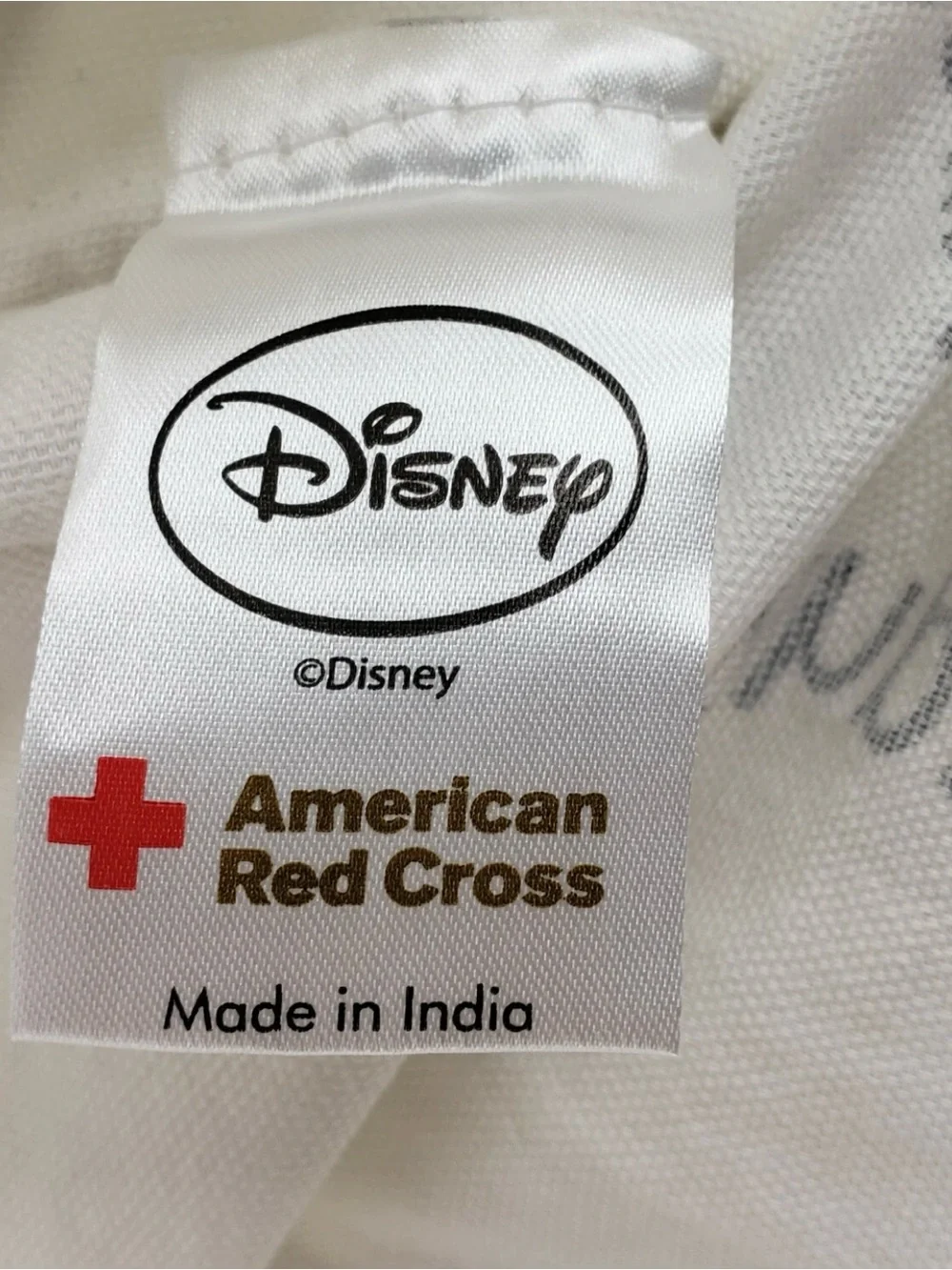 Disney American Red Cross Standard Pillow Case 100% Cotton Rare Justin